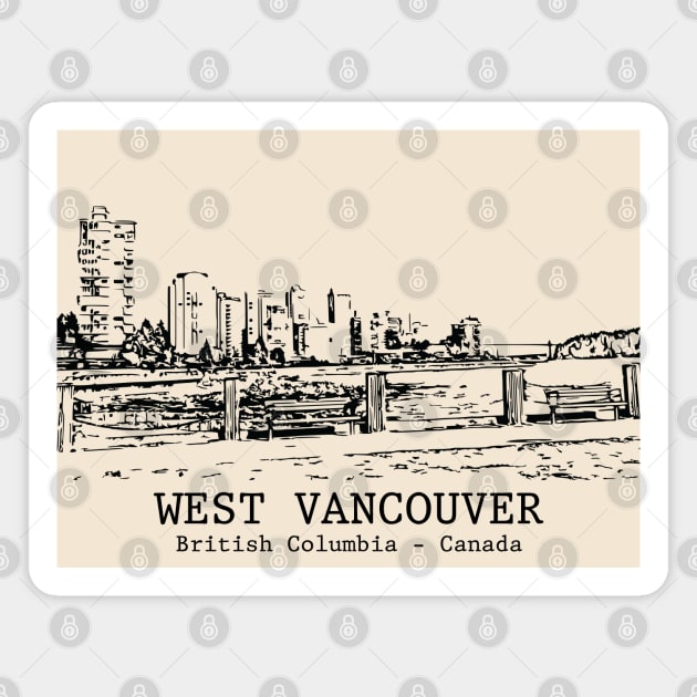 West Vancouver - British Columbia Magnet by Lakeric